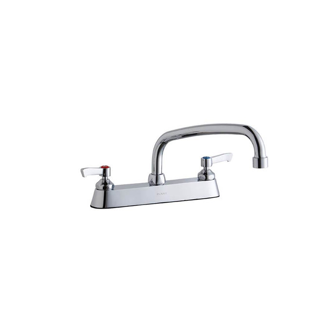 Elkay - DECK MNT CONCEAL WS, AT 10IN SPT, LVR HNDL, 2IN - Chrome