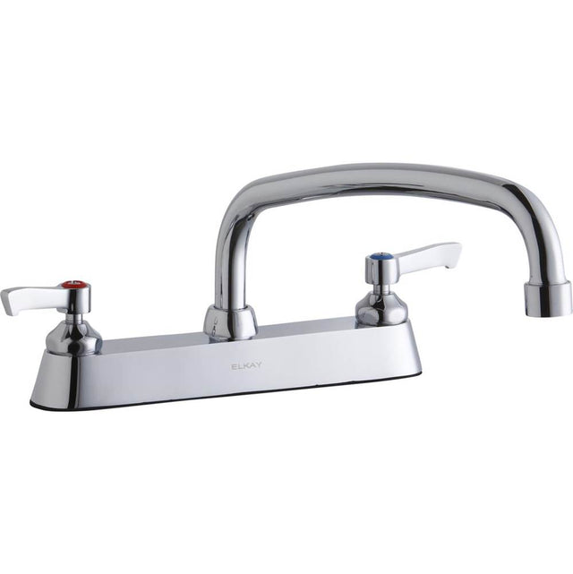 Elkay - DECK MNT CONCEAL WS, AT 12IN SPT, LVR HNDL, 2IN - Chrome
