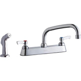 Elkay - DECK TOP, TOP MNT FCT, AT 8IN SPT, LVR HNDL, 2IN - Chrome