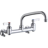 Elkay - WALL MNT 8IN, AT 8IN SPT, LVR HNDL, 2IN, 1/2IN HW - Chrome