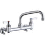 Elkay - WALL MNT 8IN, AT 8IN SPT, LVR HNDL, 2IN, 1/2IN HW - Chrome