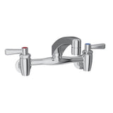 Elkay - WALL MNT 8IN, AT 8IN SPT, LVR HNDL, 2IN, SHUT OFF - Chrome