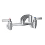 Elkay - WALL MNT 8IN, AT 8IN SPT, LVR HNDL, 2IN, SHUT OFF - Chrome