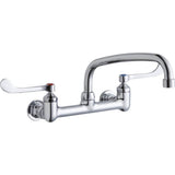 Elkay - WALL MNT 8IN, AT 10IN SPT, 1PC WRIST BLD HNDL, 6IN, 1/2IN HW - Chrome