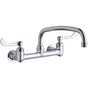 Elkay - WALL MNT 8IN, AT 12IN SPT, 1PC WRIST BLD HNDL, 4IN, 1/2IN HW