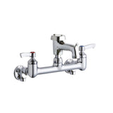 Elkay - WALL MNT 8IN, BUCKET HK POL 3IN SPT, LVR HNDL, 2IN, SHUT OFF - Chrome