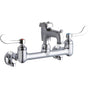 Elkay - WALL MNT 8IN, BUCKET HK 3IN SPT ROUGH, 1PC WRIST BLD HNDL, 4 - Rough Chrome
