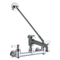 Elkay - WALL MNT 8IN, BUCKET HK 7IN SPT ROUGH, LVR HNDL, 2IN, 1/2IN - Chrome
