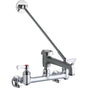Elkay - WALL MNT 8IN, BUCKET HK 7IN SPT ROUGH, LVR HNDL, 2IN, SHUT - Chrome