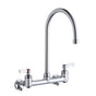 Elkay - WALL MNT 8IN, GN 8IN SPT, LVR HNDL, 2IN, SHUT OFF - Chrome