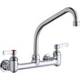 Elkay - WALL MNT 8IN, HA 8IN SPT, LVR HNDL, 2IN, 1/2IN HW - Chrome