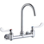Elkay - WALL MNT 8IN, GN 5IN SPT, 1PC WRIST BLD HNDL, 4IN, 1/2IN HW - Chrome