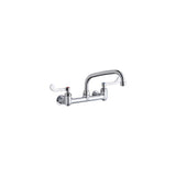 Elkay - WALL MNT 8IN, TUBE 8IN SPT, 1PC WRIST BLD HNDL, 4IN, 1/2IN H - Chrome