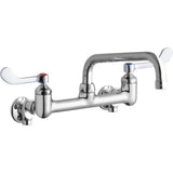 Elkay - WALL MNT 8IN, TUBE 8IN SPT, 1PC WRIST BLD HNDL, 4IN, SHUT OF - Chrome