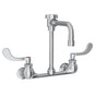 Elkay - WALL MNT 8IN, VENTED 7IN SPT, 1PC WRIST BLD HNDL, 4IN, 1/2IN - Chrome