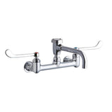 Elkay - WALL MNT 8IN, VENTED 7IN SPT, 1PC WRIST BLD HNDL, 6IN, 1/2IN - Chrome