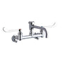 Elkay - WALL MNT 8IN, VENTED 7IN SPT, 1PC WRIST BLD HNDL, 6IN, SHUT - Chrome