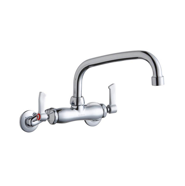 Elkay - WALL MNT 4IN, AT 8IN SPT, LVR HNDL, 2IN, 2IN HW - Chrome