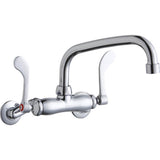 Elkay - WALL MNT 4IN, AT 8IN SPT, 1PC WRIST BLD HNDL, 4IN, 2IN HW - Chrome