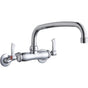 Elkay - WALL MNT 4IN, AT 10IN SPT, LVR HNDL, 2IN, 2IN HW - Chrome