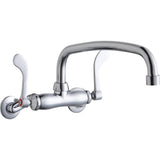 Elkay - WALL MNT 4IN, AT 12IN SPT, 1PC WRIST BLD HNDL, 4IN, 2IN HW - Chrome