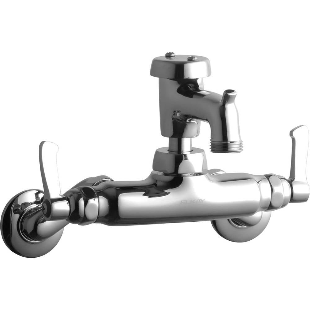 Elkay - WALL MNT 4IN, BUCKET HK POL 3IN SPT, LVR HNDL, 2IN, 2IN HW - Chrome