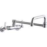 Elkay - WALL MNT 4IN, DBLE SWING 20IN SPT, LVR HNDL, 2IN, 2IN HW - Chrome