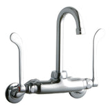 Elkay - WALL MNT 4IN, GN 4IN SPT, 1PC WRIST BLD HNDL, 6IN, 2IN HW - Chrome