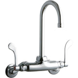 Elkay - WALL MNT 4IN, GN 5IN SPT, 1PC WRIST BLD HNDL, 4IN, 2IN HW - Chrome