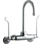 Elkay - WALL MNT 4IN, GN 5IN SPT, 1PC WRIST BLD HNDL, 6IN, 2IN HW - Chrome