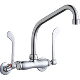 Elkay - WALL MNT 4IN, HA 8IN SPT, 1PC WRIST BLD HNDL, 6IN, 2IN HW - Chrome