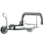 Elkay - WALL MNT 4IN, TUBE 8IN SPT, 1PC WRIST BLD HNDL, 4IN, 2IN HW - Chrome