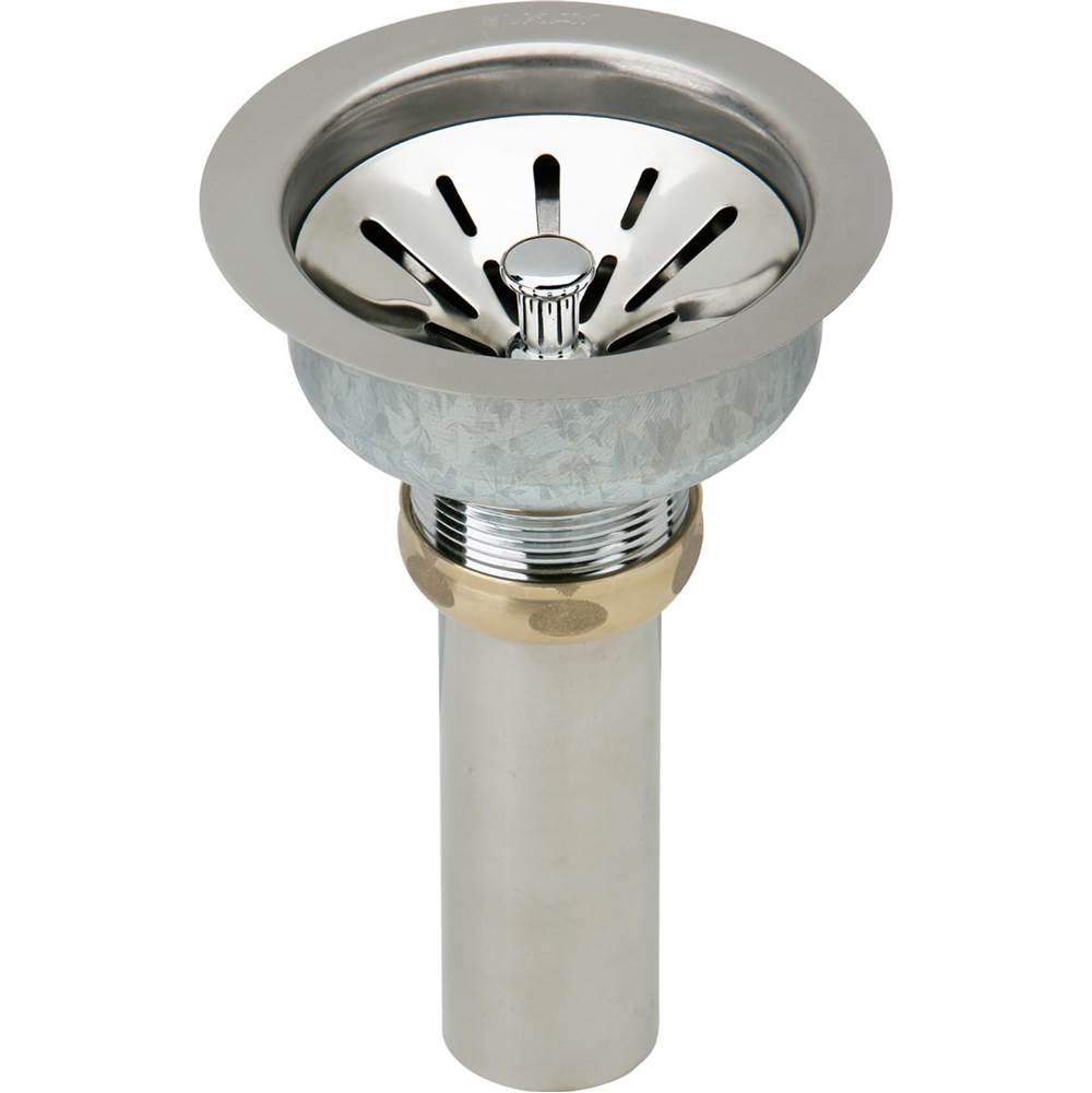 Elkay - Fireclay Deluxe Drain 3-1/2'' Type 304 Stainless Steel Body - Chrome