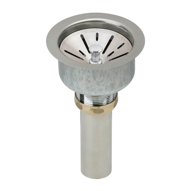 Elkay - Deluxe Drain with Satin Finish 3-1/2'' Type 304 Stainless Steel Body - Satin