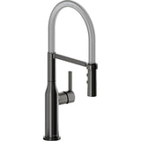 Elkay - SGL LVR SEMI-PRO FCT BKCR - Black Stainless and Chrome