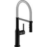 Elkay - SGL LVR SEMI-PRO FCT MBCR - Matte Black and Chrome