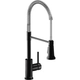 Elkay - SGL LVR SEMI-PRO FCT MBCR - Matte Black and Chrome