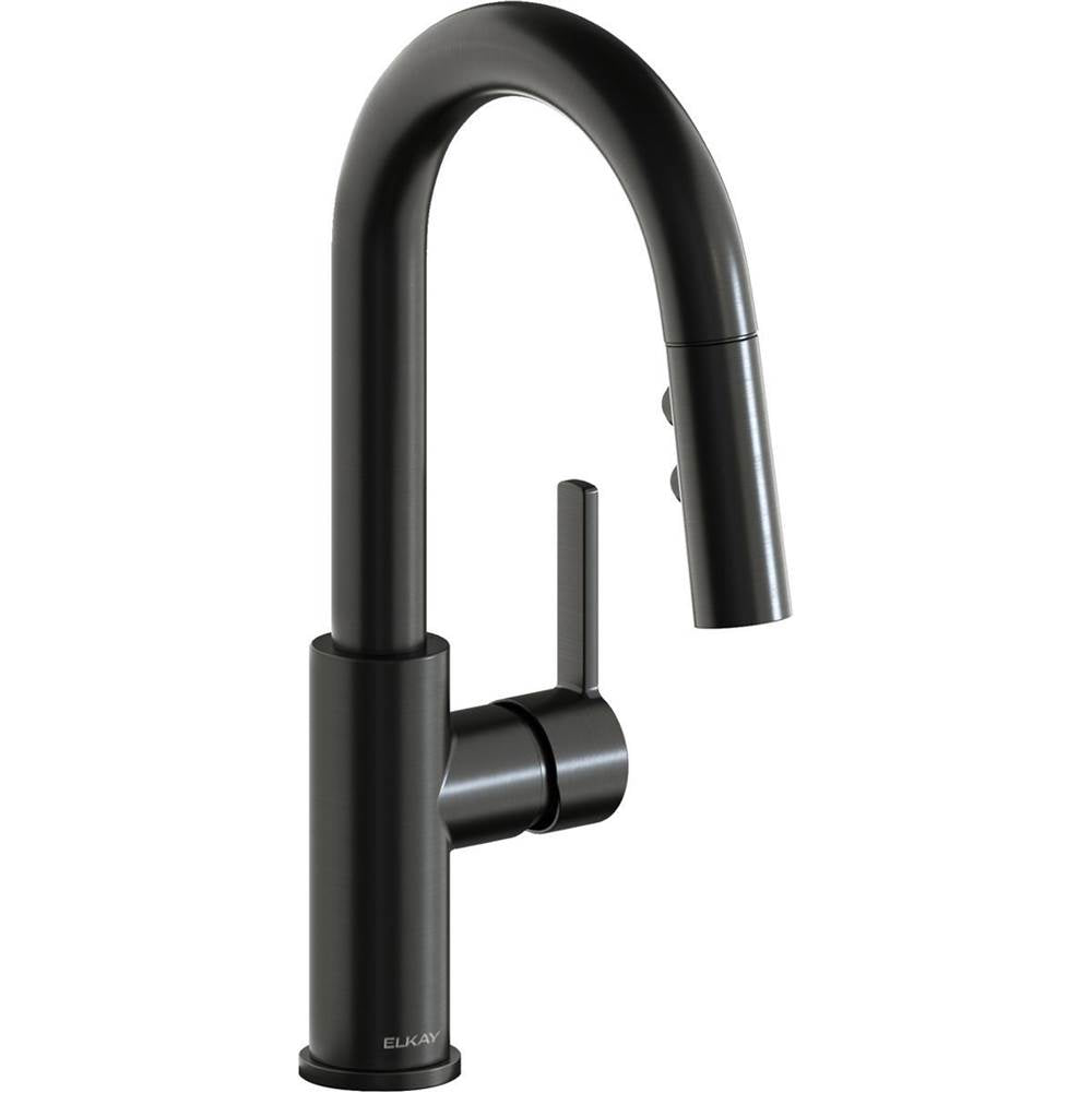 Elkay - SGL LVR PD BAR FCT BK - Black Stainless