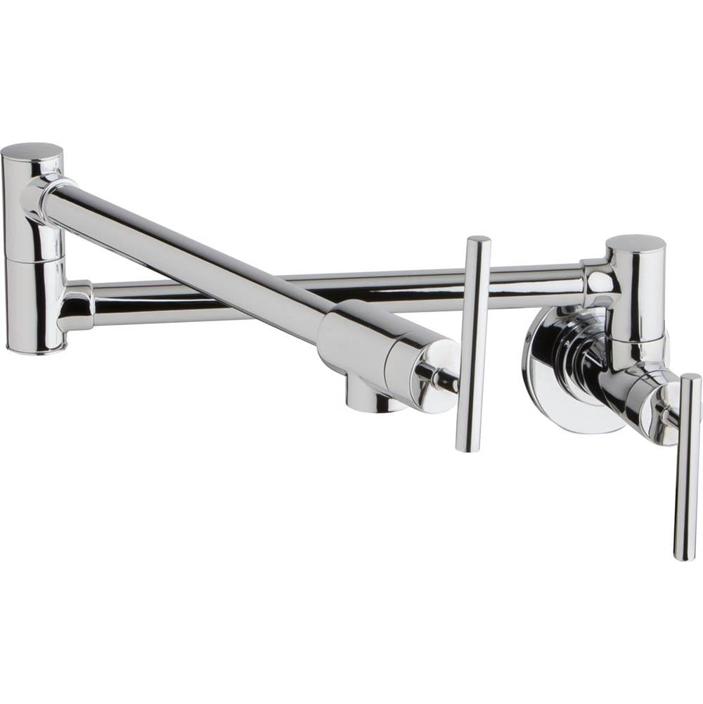 Elkay - Modern Pot Filler - Lustrous Steel - Lustrous Steel