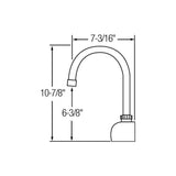 SENSOR WALL MOUNT WASH FAUCET