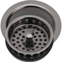 Elkay - 3-1/2'' Drain Fitting Antique Steel Finish Disposer Flange and Removable Strainer - Antique Steel