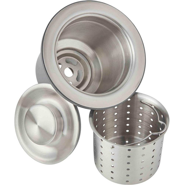 Elkay - 3-1/2'' Drain Fitting Deep Strainer Basket - Brushed