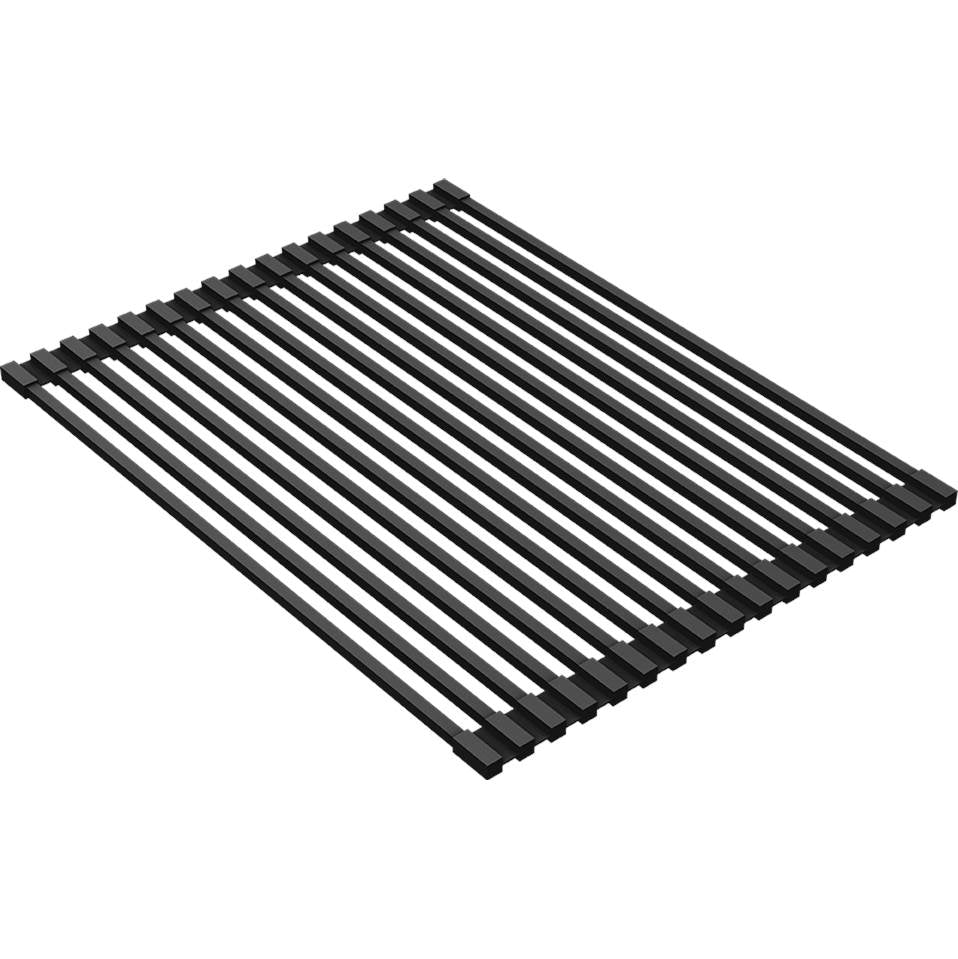 Elkay - CROSSTOWN STAINLESS BLACK SILICONE COATED DRYING RACK 12'' X 17'' - Black