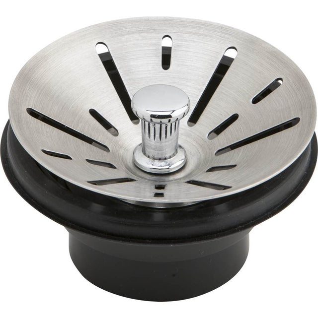 Elkay - 3-1/2'' Garbage Disposal Stopper / Strainer for use with Perfect Drain-Satin Finish - Polished Stainless Steel