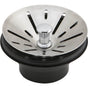 Elkay - 3-1/2'' Garbage Disposal Stopper / Strainer for use with Perfect Drain-Satin Finish - Polished Stainless Steel