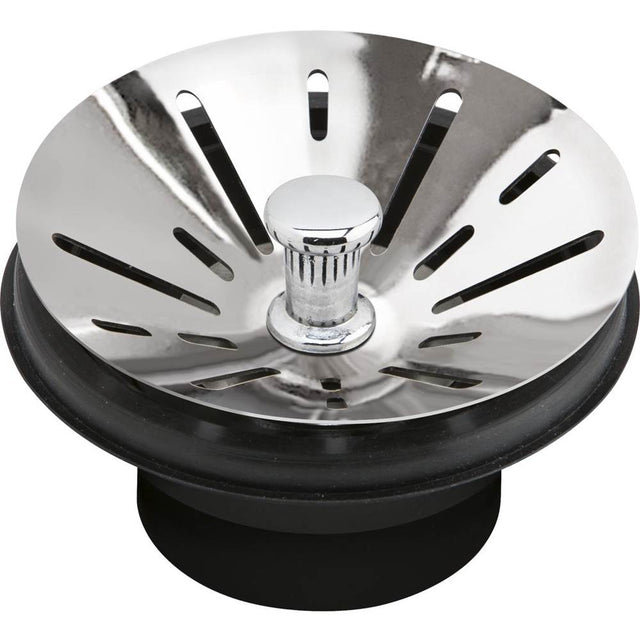 Elkay - 3-1/2'' Garbage Disposal Stopper / Strainer for use with Perfect Drain-Chrome Polished Stainless Steel - Chrome