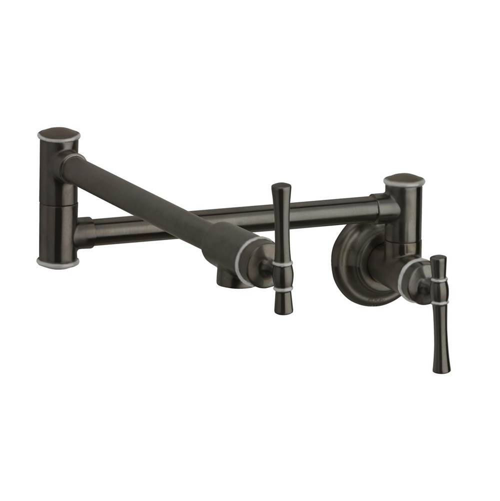 Elkay - Traditional Pot Filler - Antique Steel - Antique Steel
