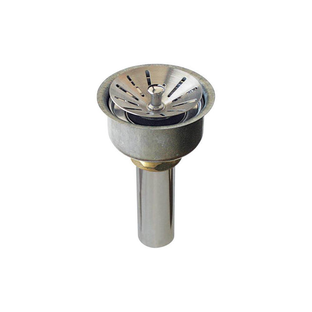 Elkay - Perfect Drain Fitting Type 304 Stainless Steel Body and Strainer - Polished Stainless Steel