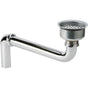 Elkay - Perfect Drain Chrome Plated Brass Body Strainer and LKADOS Tailpiece - Chrome