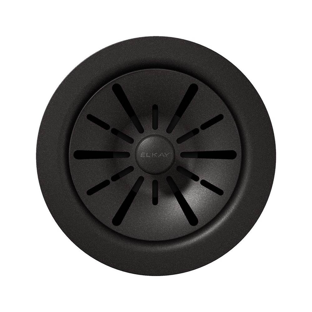 Quartz Perfect Drain Disposer Strainer and Flange - Black